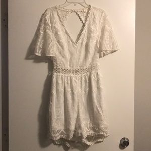 Beautiful lace romper
